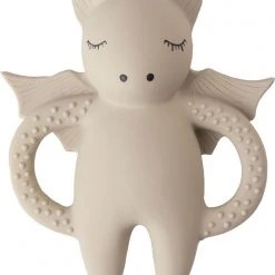 Konges Sløjd TEETH SOOTHER BAT LIGHT GREY