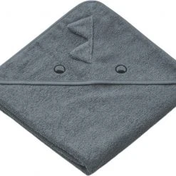Liewood Augusta Hooded Towel Dino Whale Blue