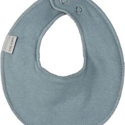 Mikk-Line Cotton Bibs - Round MINERAL BLUE