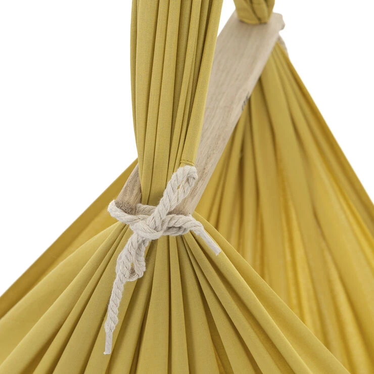 Nonomo Slyngevugge M. Mikrofiber Madras Mustard 6 Nonomo Slyngevugge M. Mikrofiber Madras Mustard - Billede 4