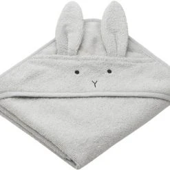 Liewood Albert Hooded Towel Rabbit Dumbo Grey