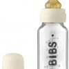 BIBS Baby Glass Bottle Complete Set Latex 110ml Ivory Ivory