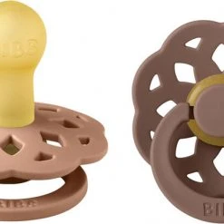 BIBS Boheme 2 PACK Latex Size 1 Peach/Woodchuck Peach / Woodchuck