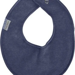 Mikk-Line Cotton Bibs - Round MARINE