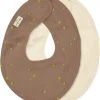 Konges Sl&oslash;jd BASIC 2 PACK BIB BROWN LEMON/VANIL -Ergobaby store unnamed file 2218