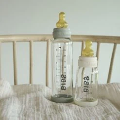 BIBS Baby Glass Bottle Complete Set Latex 225ml Blush Blush -Ergobaby store unnamed file 2238