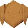 Liewood Hannah Muslin Cloth Rabbit 2 Pack Rabbit Mustard