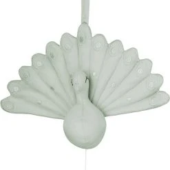 Cam Cam Copenhagen Music Mobile, Peacock W/ Velcro Loop - OCS Dusty Green Dusty Green