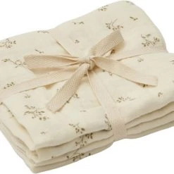 That's Mine Muslin Cloths 2-pack - Secret Garden Olive