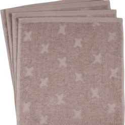 Müsli By Green Cotton Washcloth 4-PACK Rose Wood