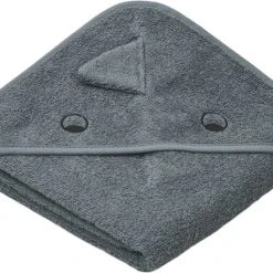 Liewood Albert Hooded Towel Dino Whale Blue
