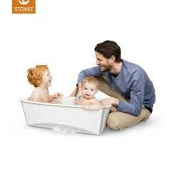 Stokke Flexi Bath X-Large Transparent Blue -Ergobaby store unnamed file 295