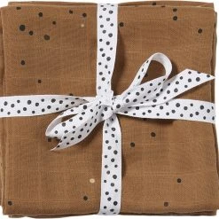 Done By Deer Stofbleer, 2 Stk, Dreamy Dots Mustard -Ergobaby store unnamed file 2961