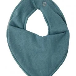 Mikk-Line COTTON Bibs - Triangle Mineral Blue