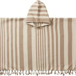 Liewood Roomie Poncho Y/D Stripe: Tuscany Rose/sandy