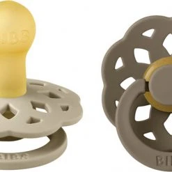 BIBS Boheme 2 PACK Latex Size 1 Vanilla/Dark Oak Vanilla / Dark Oak