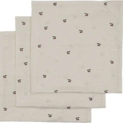 Konges Sl&oslash;jd 3 PACK MUSLIN CLOTH CHERRY -Ergobaby store unnamed file 3311