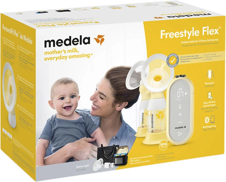 Medela Freestyle Flex Dobbelt Brystpumpe 4 Medela Freestyle Flex Dobbelt Brystpumpe - Billede 2