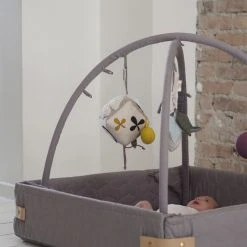 Filibabba Activity Nest - Dark Grey Soft Quilt