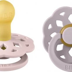 BIBS Boheme 2 PACK Latex Size 1 Blossom/Dusky Lilac Blossom / Dusky Lilac