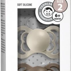 BIBS Supreme 2 PACK Silicone Ivory/Blush Ivory/Blush -Ergobaby store unnamed file 917